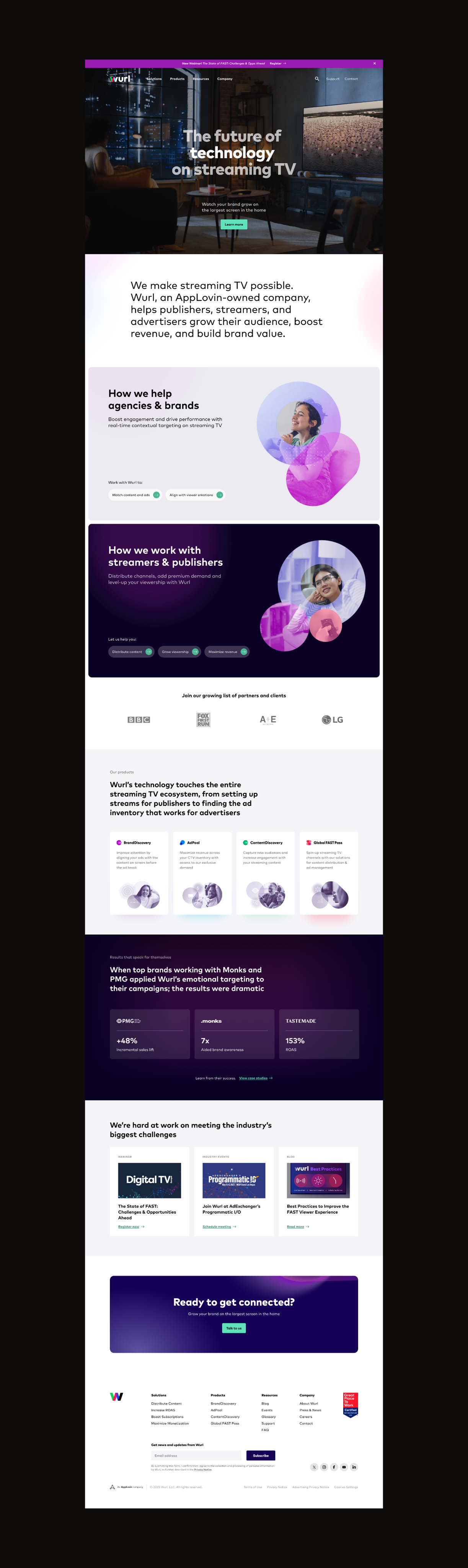 Wurl Homepage New Design